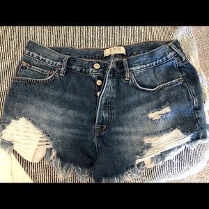 Free people cutoff shorts